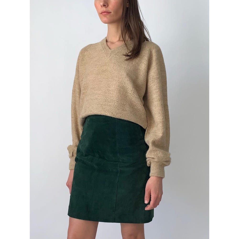 70s VINTAGE MOHAIR SWEATER (L)